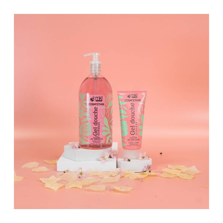 Cosm'Ethik Gel Douche Surgras Fleurs de Cerisiers 1L – MKL – IllicoPharma