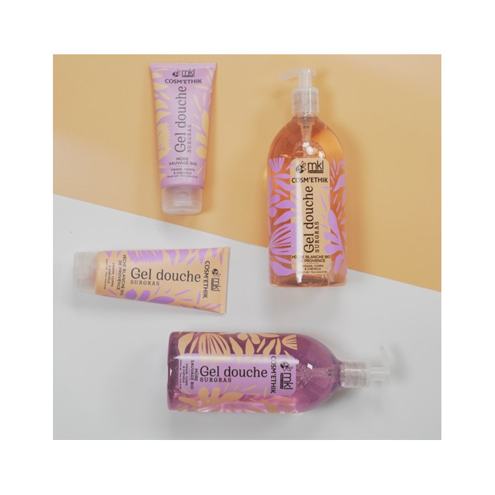 Cosm'Ethik Gel Douche Surgras Mûre Sauvage Bio 1L – MKL – IllicoPharma