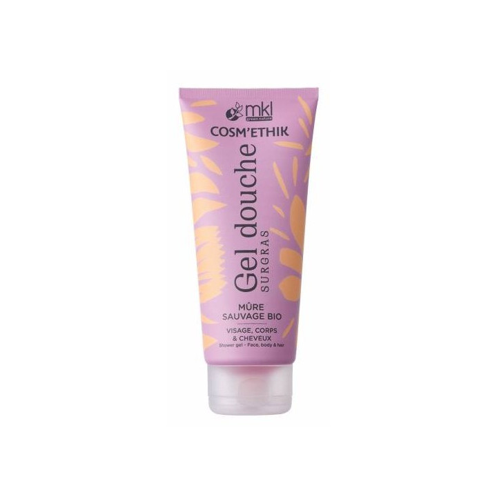Cosm'Ethik Gel Douche Surgras Mûre Sauvage Bio 200ml – MKL – IllicoPharma