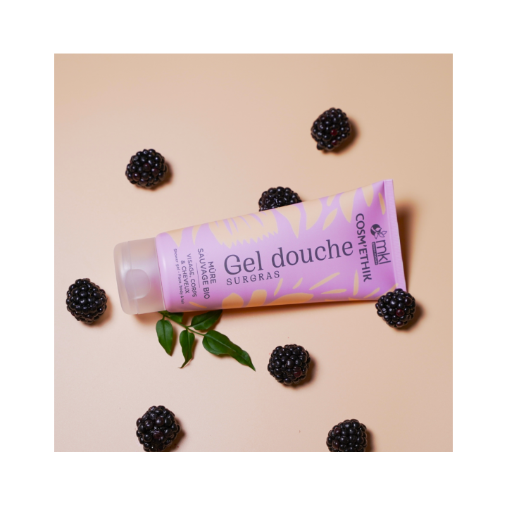 Cosm'Ethik Gel Douche Surgras Mûre Sauvage Bio 200ml – MKL – IllicoPharma