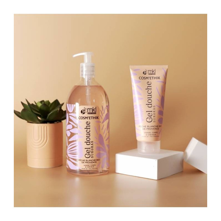 Cosm'Ethik Gel Douche Surgras Pêche Bio 200ml – MKL – IllicoPharma