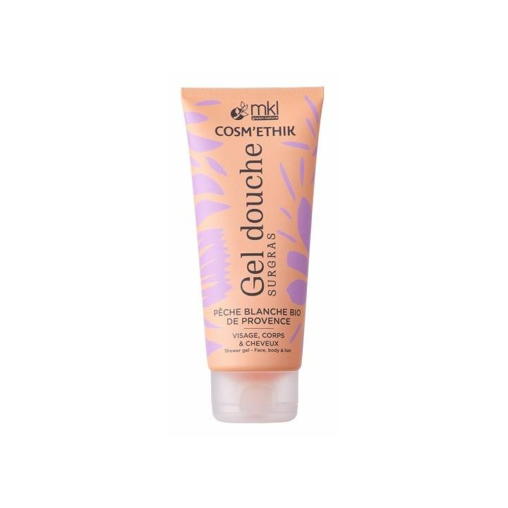Cosm'Ethik Gel Douche Surgras Pêche Bio 200ml – MKL – IllicoPharma