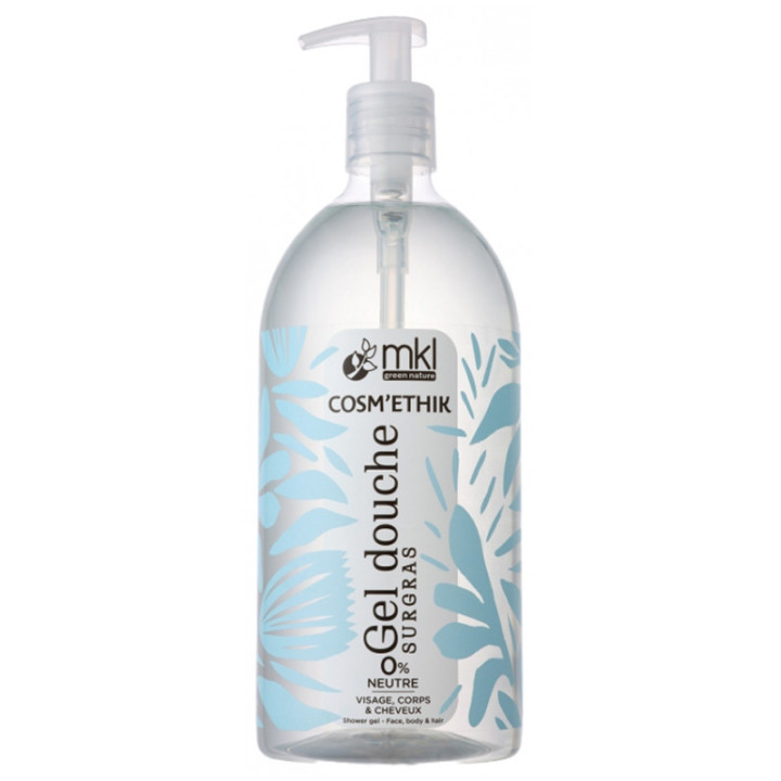 Cosm'Ethik Gel Douche Surgras Neutre Bio 1L – MKL – IllicoPharma