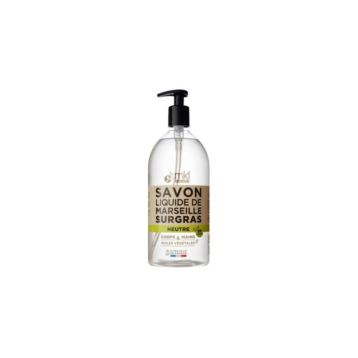 Savon Liquide de Marseille Surgras Neutre 1L – MKL – IllicoPharma
