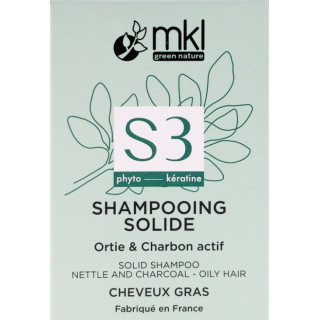Shampooing Solide Ortie Charbon 65g – MKL – IllicoPharma