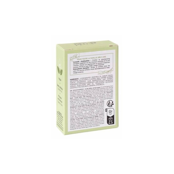 Shampooing Solide Aloe Vera 65g – MKL – IllicoPharma