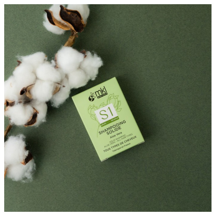 Shampooing Solide Aloe Vera 65g – MKL – IllicoPharma