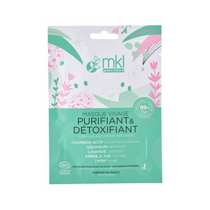 Masque Visage Purifiant & Détoxifiant x1 – MKL – IllicoPharma