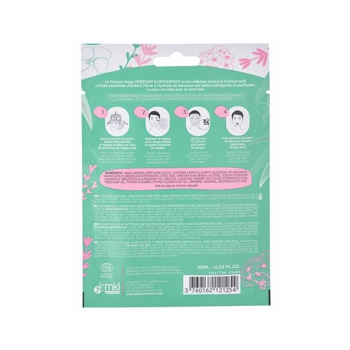 Masque Visage Purifiant & Détoxifiant x1 – MKL – IllicoPharma