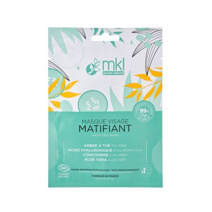 Masque Visage Matifiant x1 – MKL – IllicoPharma