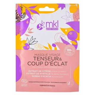 Masque Visage Tenseur & Coup d'Éclat x1 – MKL – IllicoPharma