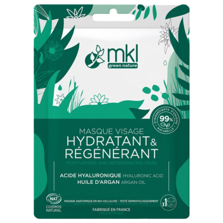 Masque Visage Hydratant & Régénérant x1 – MKL – IllicoPharma