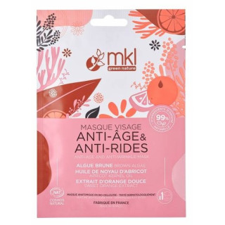 Masque Visage Anti-Âge & Anti-Rides x1 – MKL – IllicoPharma