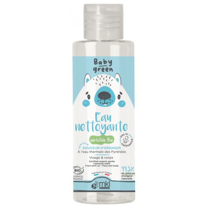 Baby Green Eau Nettoyante Bio 100ml – MKL – IllicoPharma