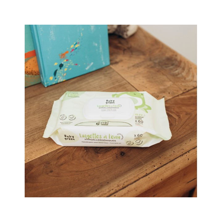 Baby Green Lingettes à l'Eau x60 – MKL – IllicoPharma