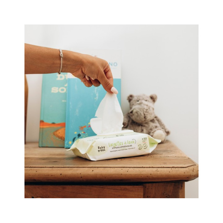 Baby Green Lingettes à l'Eau x60 – MKL – IllicoPharma
