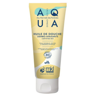 Aqua Huile de Douche Dermo-Apaisante Bio 100ml – MKL – IllicoPharma