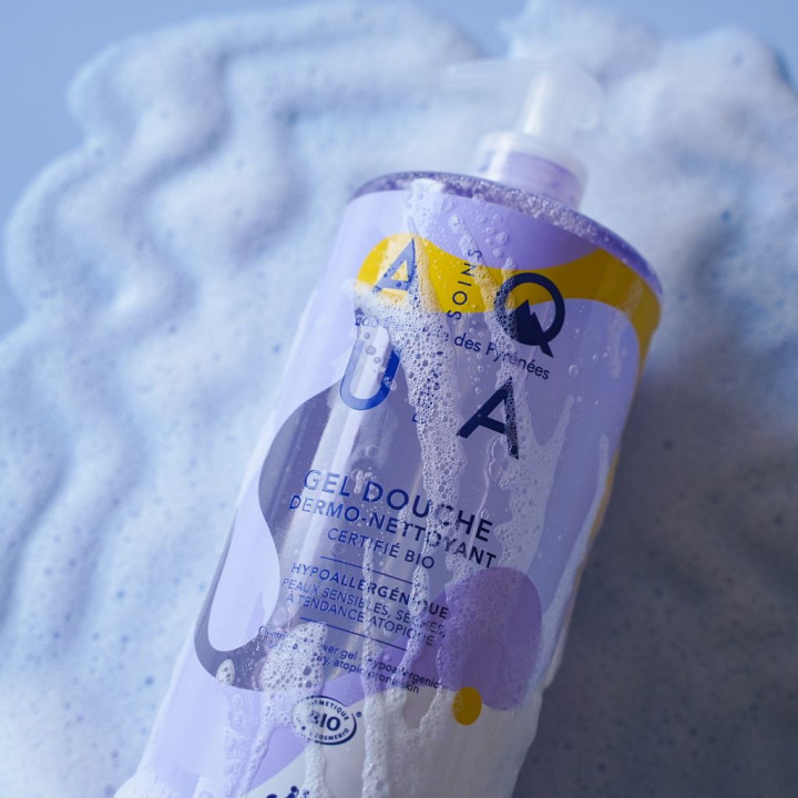 Aqua Gel de Douche Dermo-Nettoyant Bio 1L – MKL – IllicoPharma