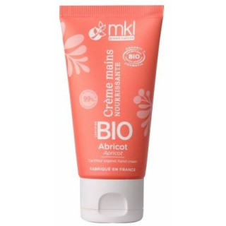Crème Mains Nourrissante Bio Abricot 50ml – MKL – IllicoPharma
