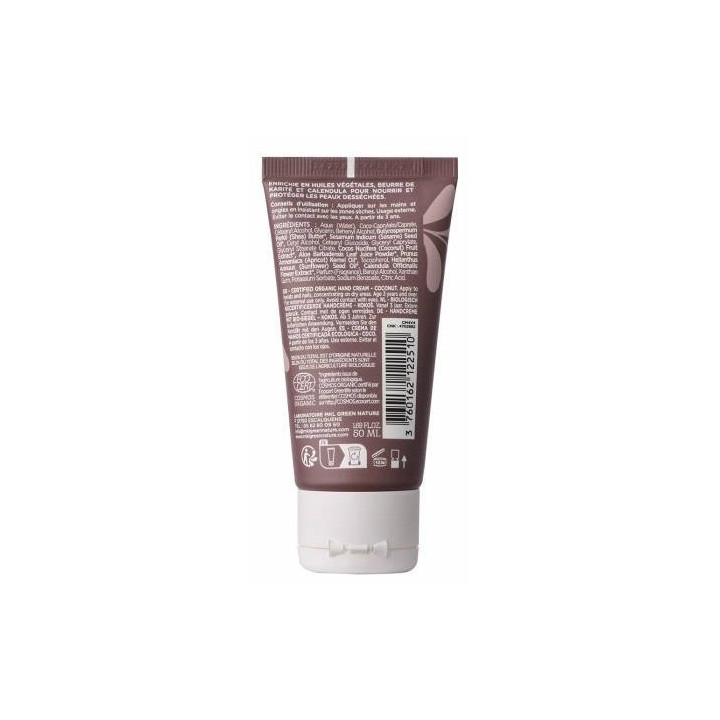 Crème Mains Nourrissante Bio Coco 50ml – MKL – IllicoPharma