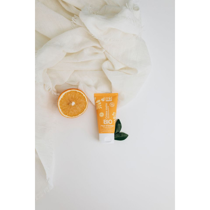 Crème Mains Nourrissante Bio Fleur d'Oranger 50ml – MKL – IllicoPharma