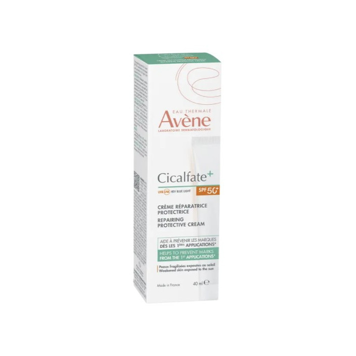 Cicalfate+ Crème Réparatrice Protection SPF50+ 40ml - Avène - IllicoPharma