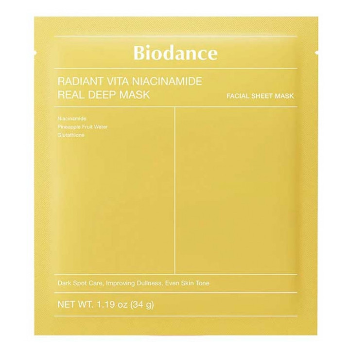 Biodance Radiant Vita Niacinamide Real Deep Masque x1 - IllicoPharma