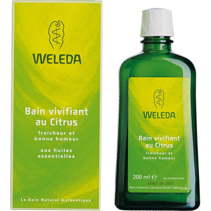 Bain vivifiant au citrus - Weleda - Soins corps - IllicoPharma