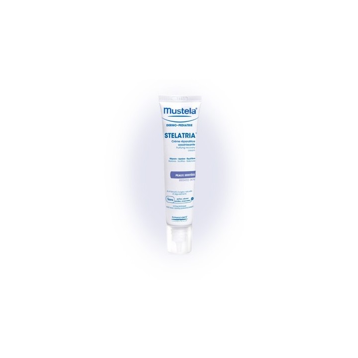 Crème émolliente visage Stelatopia - Mustela - Soins visage du bébé - IllicoPharma