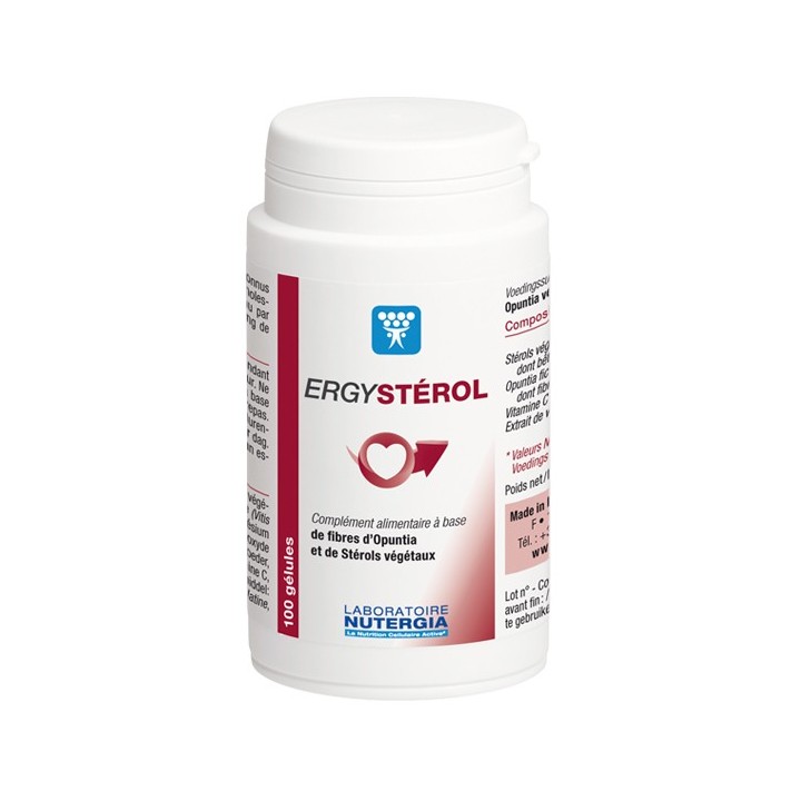 Ergystérol - 100 gélules - Nutergia - Circulation sanguine - IllicoPharma