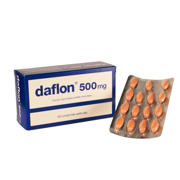 Daflon 500mg 60cpr - Pharmacie en ligne IllicoPharma