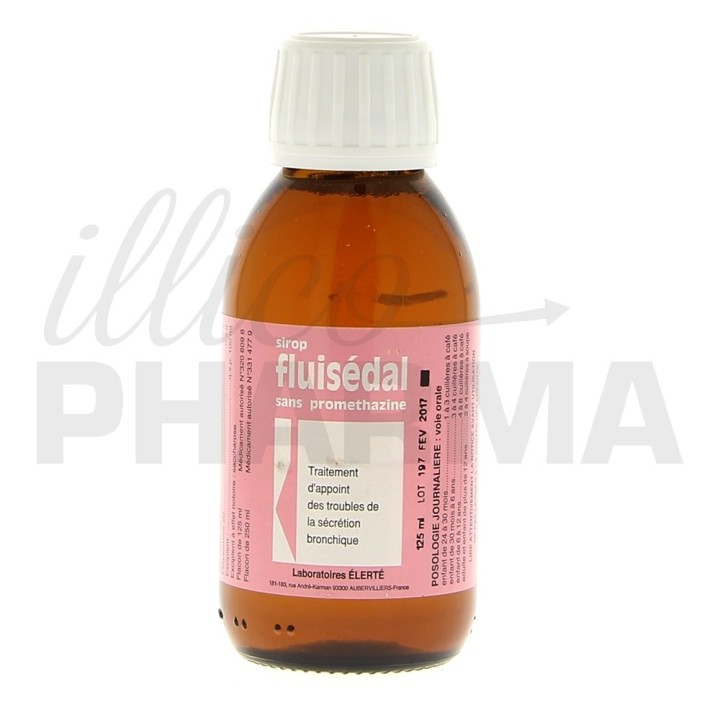 Flisedal sans promethazine Sirop 125ml, Toux sèche, e-Pharmacie IllicoPharma