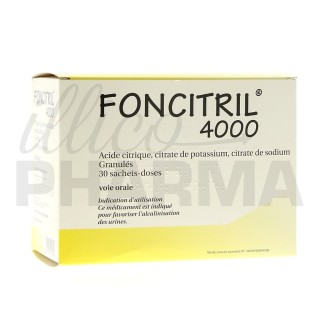 Foncitril 4000 30Sachets/10g, Carence, Vitamine, Fatigue, e-Pharmacie IllicoPharma