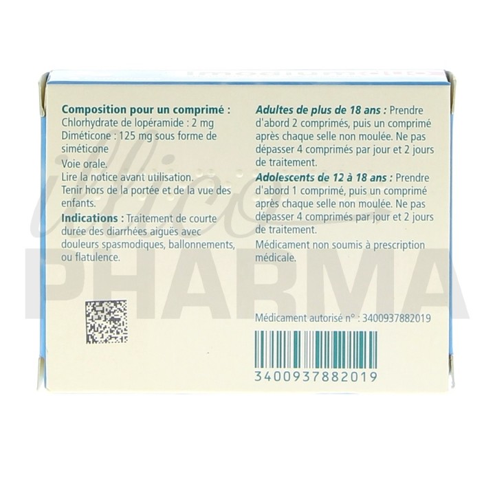 ImodiumDuo 8cpr, Diarrhée, Pharmacie française en ligne IllicoPharma