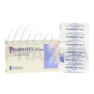 Mini ovule Pharmatex x20, Contraception, Pharmacie en ligne IllicoPharma