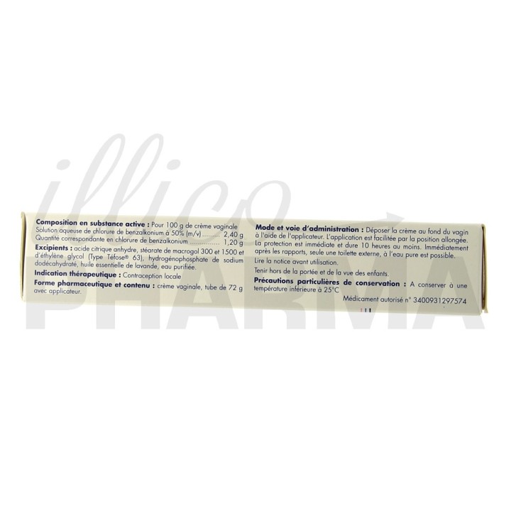 Pharmatex 1,2% avec applicateur, Contraception, e-Pharmacie IllicoPharma
