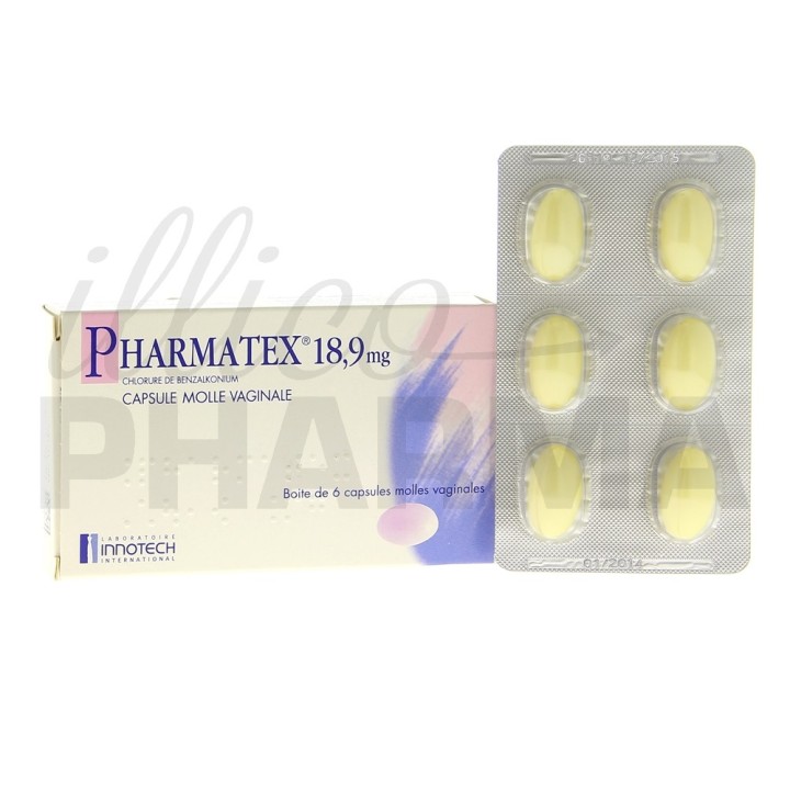 Pharmatex 18,9mg Caps molle vaginale x6, Contraception, e-Pharmacie IllicoPharma