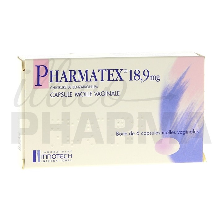 Pharmatex 18,9mg Caps molle vaginale x6, Contraception, e-Pharmacie IllicoPharma