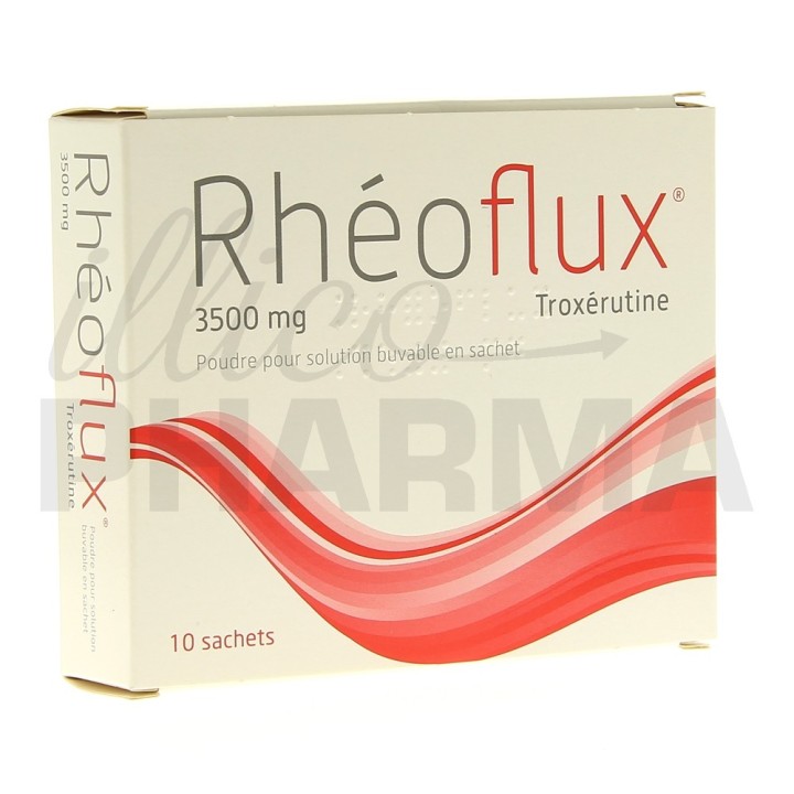 Rheoflux 3500mg 10sachets, Jambes lourdes, varices, e-Pharmacie IllicoPharma