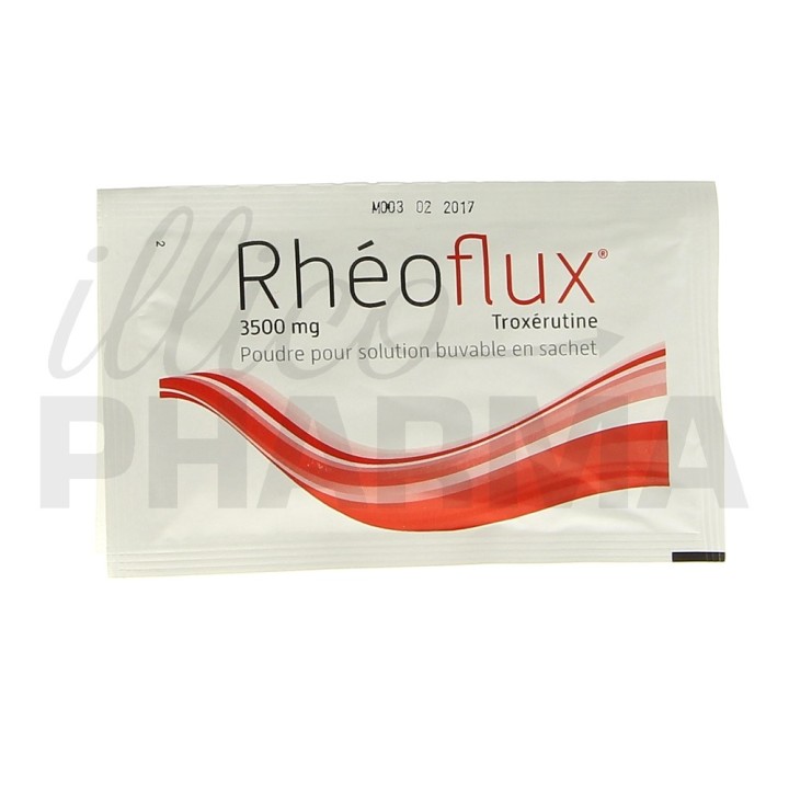 Rheoflux 3500mg 10sachets, Jambes lourdes, varices, e-Pharmacie IllicoPharma