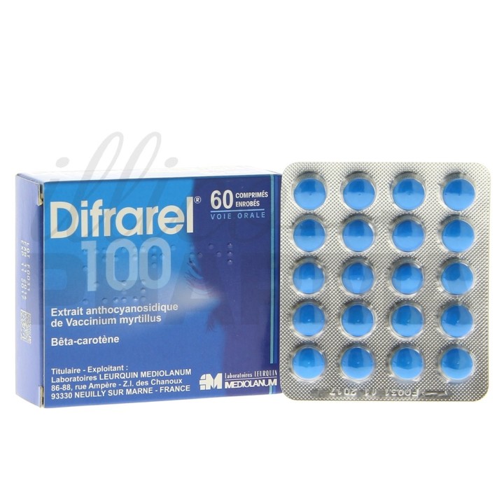 Difrarel 100mg 60cpr, Jambes lourdes, varices, e-Pharmacie IllicoPharma
