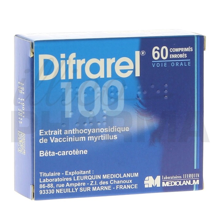 Difrarel 100mg 60cpr, Jambes lourdes, varices, e-Pharmacie IllicoPharma
