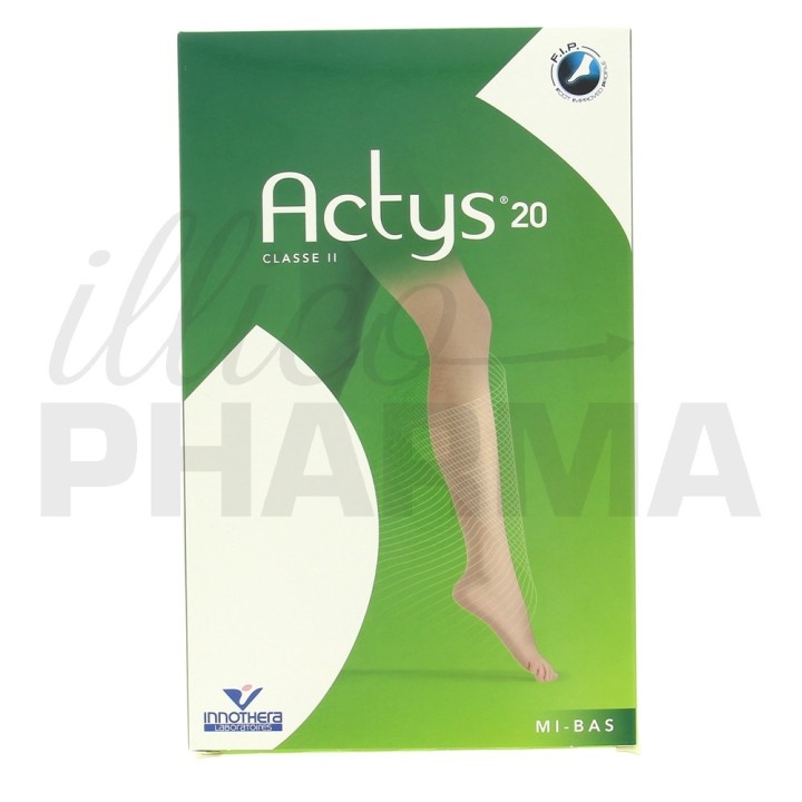 Chaussettes de contention Actys 20 d'Innothéra - IllicoPharma