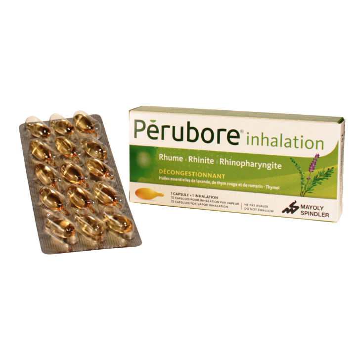 Perubore inhalation 15capsule, Médicament Rhume - Pharmacie IllicoPharma