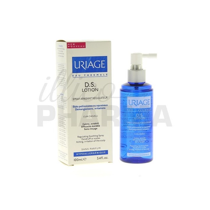 DS Hair Lotion Antipelliculaire Régulatrice 100ml Uriage - IllicoPharma