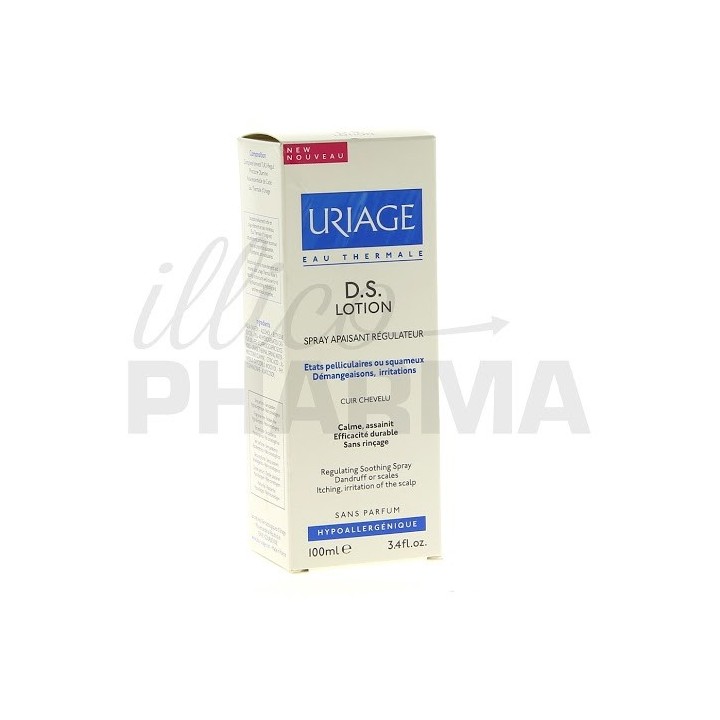 DS Hair Lotion Antipelliculaire Régulatrice 100ml Uriage - IllicoPharma
