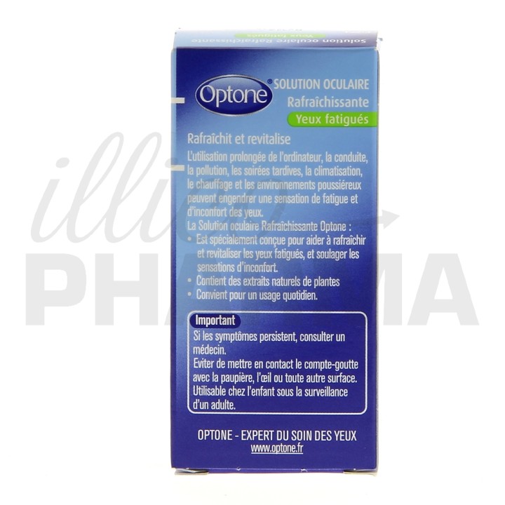 Optone solution oculaire rafraîchissante - Contour des yeux - Pharmacie IllicoPharma