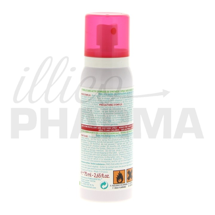 Anti-Pique Spray Répulsif + Apaisant Bio 75ml Puressentiel - IllicoPharma
