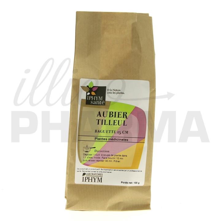 Tisane tilleul aubier sombre Iphym - Minceur, détoxifiant - Pharmacie IllicoPharma