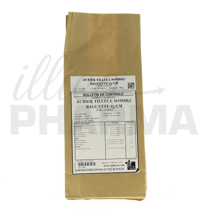 Tisane tilleul aubier sombre Iphym - Minceur, détoxifiant - Pharmacie IllicoPharma